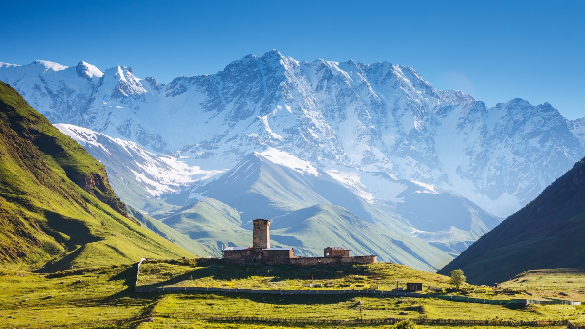 Lamaria Chapel in Village Ushguli