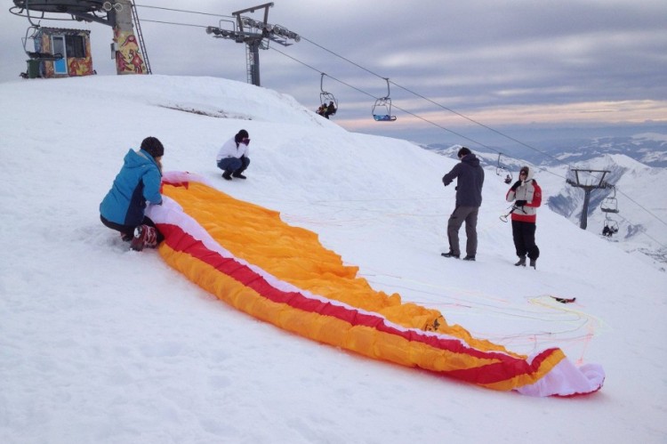 Paragliding in Gudauri