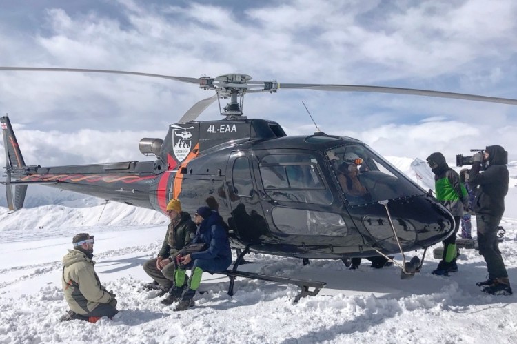 Heli-skiing in Gudauri