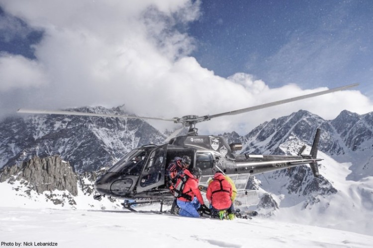 Heli-skiing in Gudauri